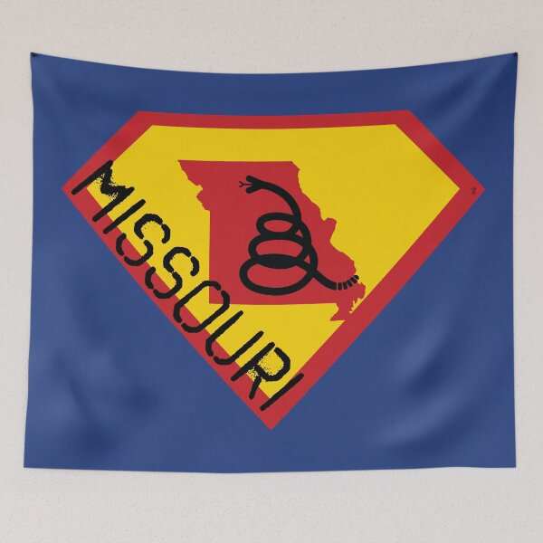 Item preview, MISSOURIAN SHIELD - Freedom Is The Superpower - Modern Gadsden Snake Flag - Dont Tread On Me SUPERHERO MISSOURI spellout design designed and sold by pelagio.