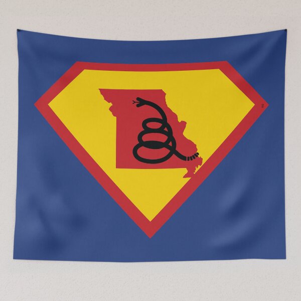 Item preview, MISSOURIAN  SHIELD - Freedom Is The Superpower - Modern Gadsden Snake Flag - Dont Tread On Me SUPERHERO MISSOURI   design designed and sold by pelagio.