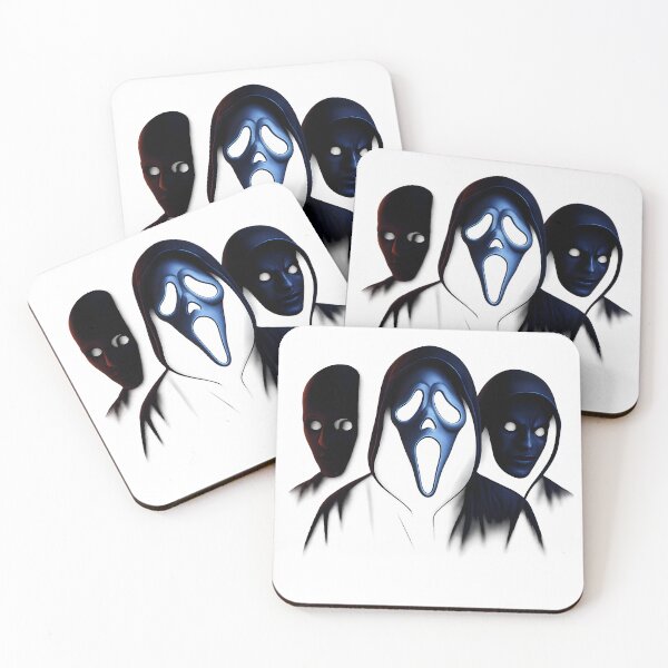 Item preview, Masked in Shadows - Trio of Horror Icons in Darkness designed and sold by WolfPixelRo.