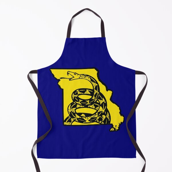 Item preview, MISSOURIAN  - Libertarian - Don't Tread On Me Gadsden Snake on  MISSOURI   Map on Blue default background, #020279 designed and sold by pelagio.