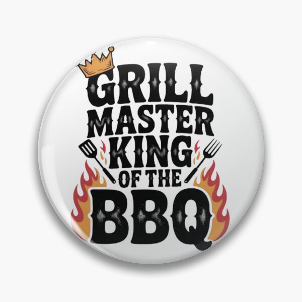 Item preview, Grill Master King of the BBQ – Funny Dad BBQ Shirt designed and sold by cookigraphic.