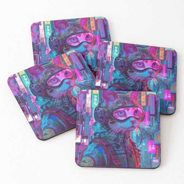 Item preview, Cyberpunk Cat Patrol designed and sold by planned-chaos.