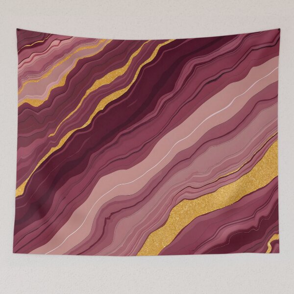 Item preview, Luxury Agate Burgundy Marble Trendy Collection designed and sold by TrendyDesigne412.