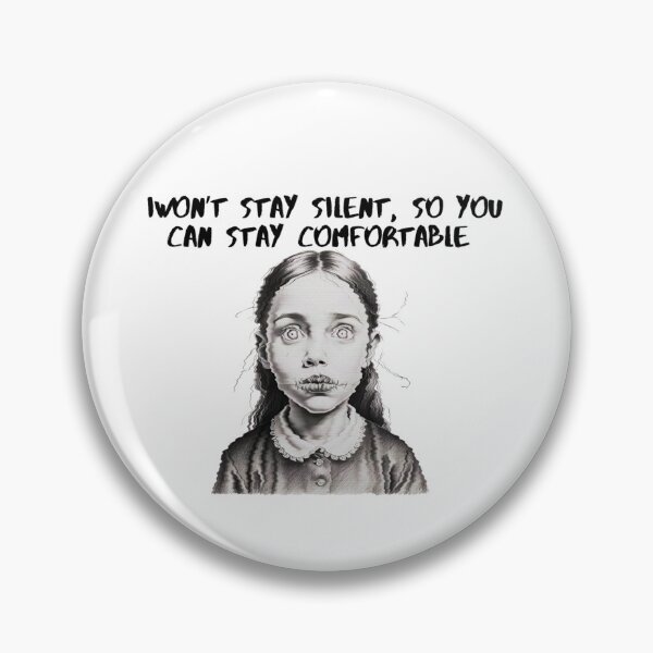 Item preview, I Won't Stay Silent designed and sold by CBGD 2020.