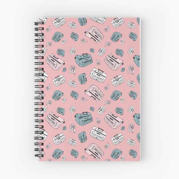 Item preview, Braillers. Illustration of braille typing device. Pink and green repeating pattern. designed and sold by LayerCakeDigDes.