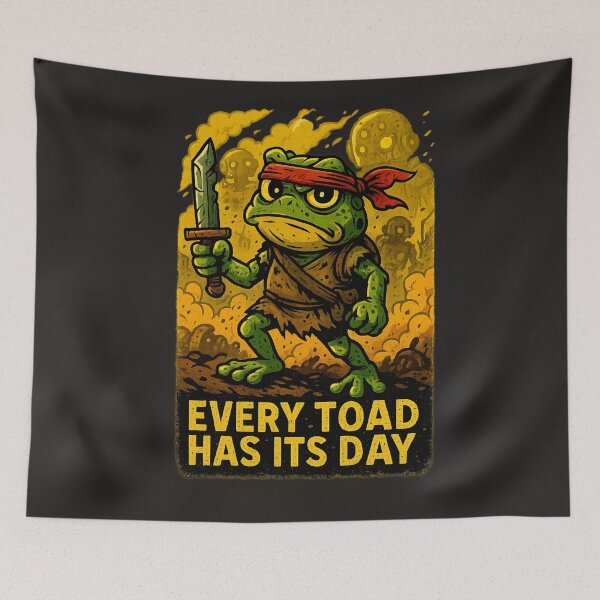 Item preview, Every Toad Has Its Day: The Warrior Frog Rises designed and sold by Thaivi Design.