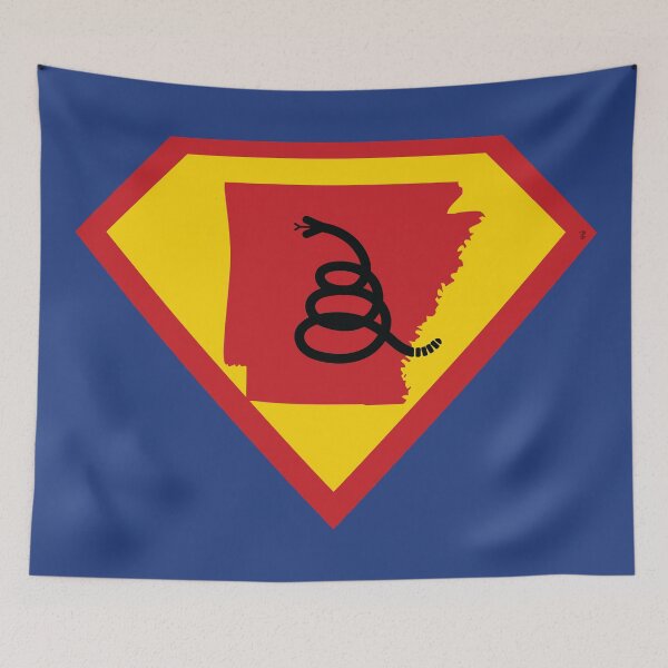 Item preview, ARKANSAN ARKANSAWYER ARKIE ARKANITE  SHIELD - Freedom Is The Superpower - Modern Gadsden Snake Flag - Dont Tread On Me SUPERHERO ARKANSAS   design designed and sold by pelagio.