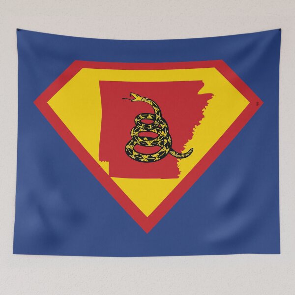 Item preview, ARKANSAN ARKANSAWYER ARKIE ARKANITE SHIELD - Freedom Is The Superpower -  Gadsden Snake Flag - Dont Tread On Me SUPERHERO ARKANSAS   design designed and sold by pelagio.