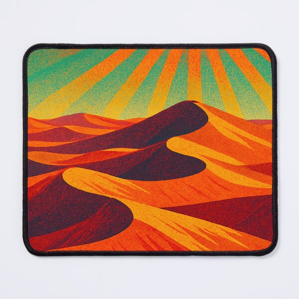 Item preview, Digital Retro Pop Art Poster of the Sahara | Vibrant Desert Landscape Design | Bold Sand Dunes with Sunset Glow | Vintage-Inspired Sahara Adventure Art | Colorful Travel Aesthetic designed and sold by PaintedPixels01.