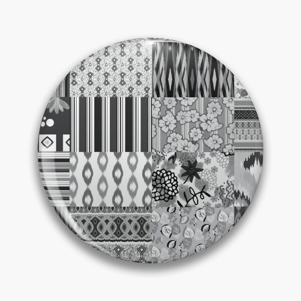 Item preview, Grey Patchwork Patterns designed and sold by Sharon Schwalbe.