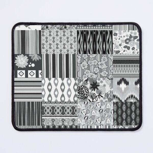 Item preview, Grey Patchwork Patterns designed and sold by Sharon Schwalbe.