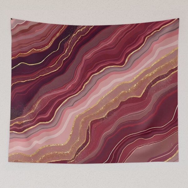 Item preview, Marble Luxury Agate Burgundy Trendy Collection designed and sold by TrendyDesigne412.