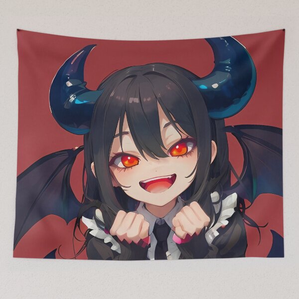 Item preview, Hell-Yeah Happiness Demoness designed and sold by Boohoo Beach.