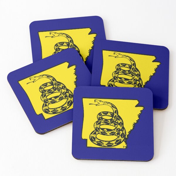 Item preview, Copy of MISSOURIAN  - Libertarian - Don't Tread On Me Gadsden Snake on  MISSOURI   Map on Blue default background, #020279 designed and sold by pelagio.