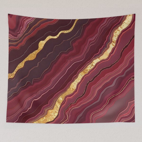 Item preview, Trendy Marble Luxury Agate Burgundy Collection designed and sold by TrendyDesigne412.