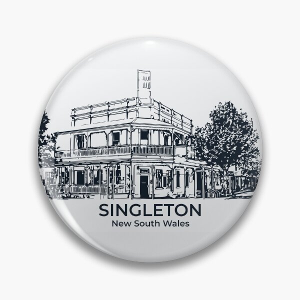 Item preview, Singleton - New South Wales designed and sold by Lakeric Cityscapes.