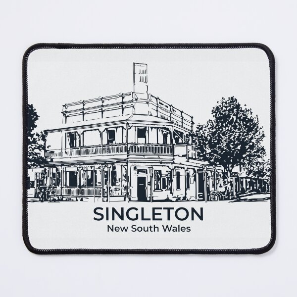 Item preview, Singleton - New South Wales designed and sold by Lakeric Cityscapes.
