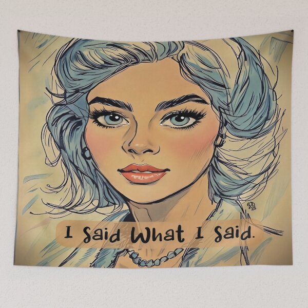 Item preview, Bold Retro Woman with Attitude designed and sold by gleefulme.