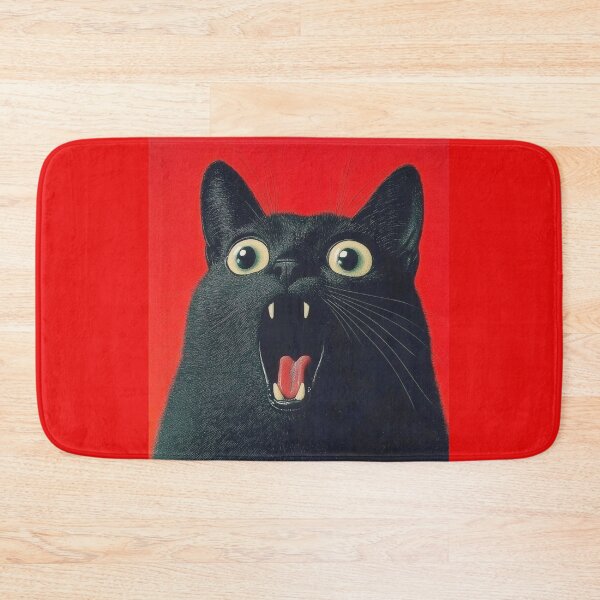 Item preview, screaming cat designed and sold by Cine Merch.