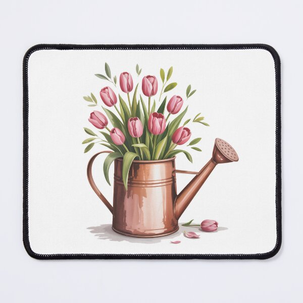Item preview, Tulips in watering can designed and sold by jkrphoto.
