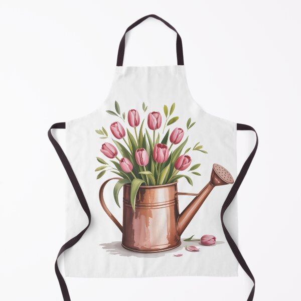 Item preview, Tulips in watering can designed and sold by jkrphoto.