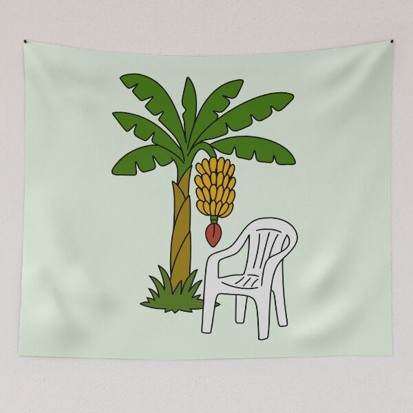 Item preview, Plastic Chair and Banana Tree designed and sold by byebyesally.