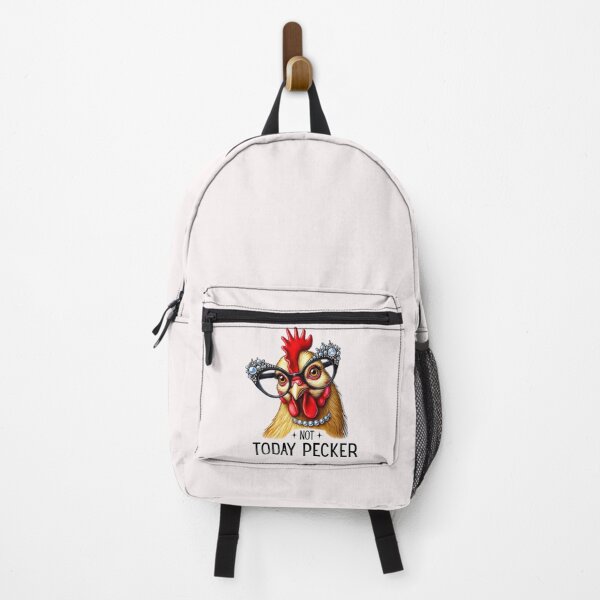 Item preview, Not Today Pecker Crazy Chicken Lady designed and sold by ManiaGrania.