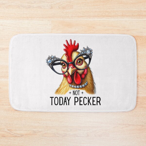 Item preview, Not Today Pecker Crazy Chicken Lady  designed and sold by ManiaGrania.
