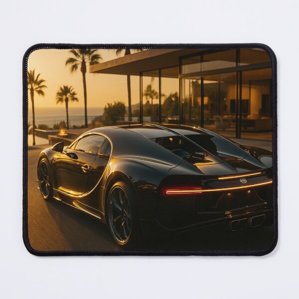 Item preview, Luxury Bugatti in Front of Ocean View Mansion designed and sold by InspiraDesigns..