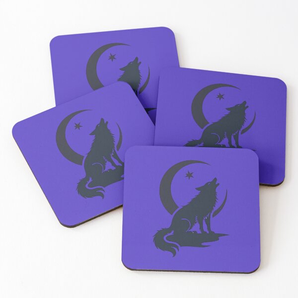Item preview, Howling wolf against the moon designed and sold by gpkool.