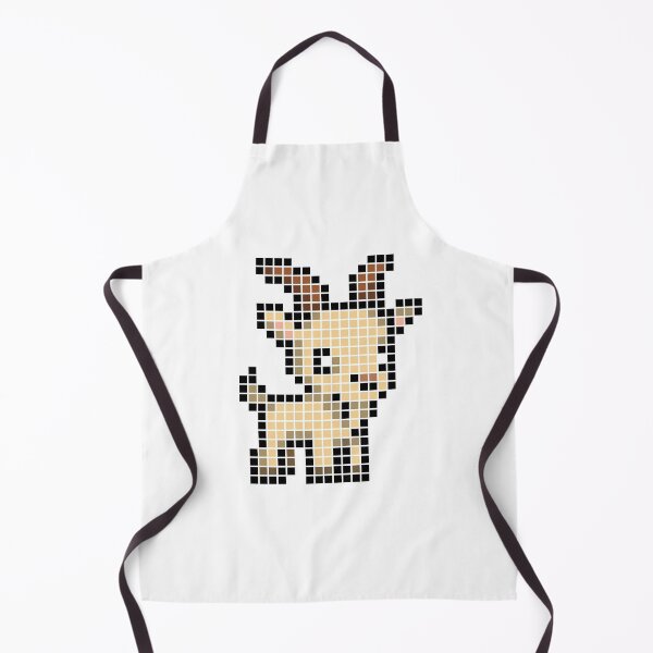 Item preview, Pixeled goat (cream) designed and sold by Brain Fart Buffet.