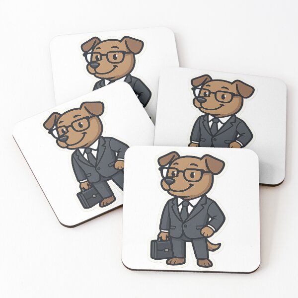 Item preview, Ambitious Executive Dog in Style designed and sold by Anime and 90s Style.