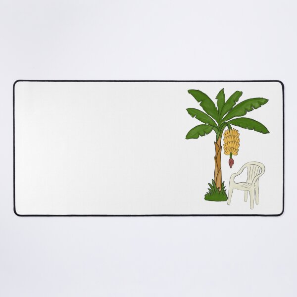 Item preview, Plastic Chair and Banana Tree (Watercolor) designed and sold by byebyesally.