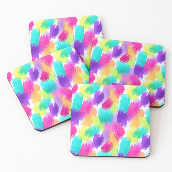 Item preview, Colorful Watercolor Brushstroke Pattern designed and sold by Enea Kelo.