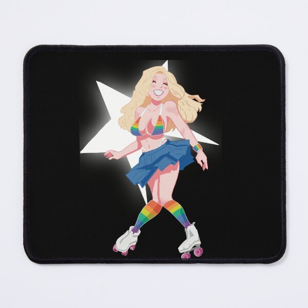 Item preview, Rainbow Star - Roller Girl designed and sold by dartsyart.