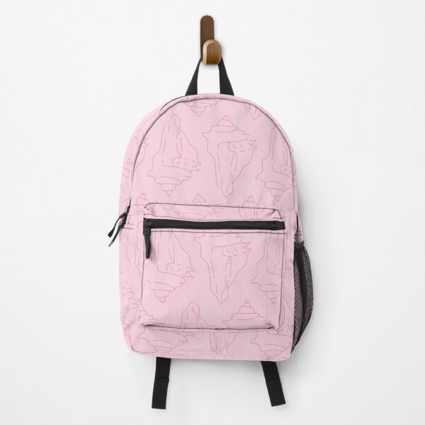 Item preview, pink conch shell minimalist pattern designed and sold by winterpumpkin.