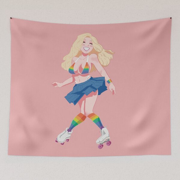 Item preview, Rainbow - Roller Girl designed and sold by dartsyart.