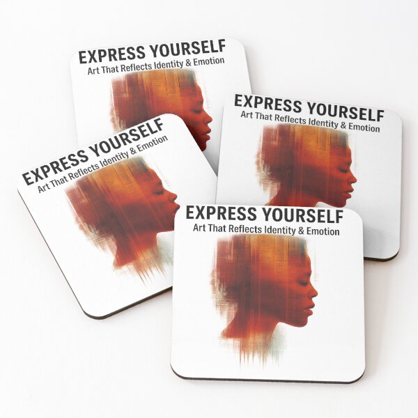Item preview, Express Yourself – Emotional Abstract Portrait Reflecting Identity & Strength designed and sold by Chroma Myst.