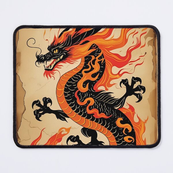Item preview, Eastern Black Dragon Pattern designed and sold by PatronesKawai.