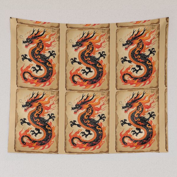 Item preview, Eastern Black Dragon Pattern designed and sold by PatronesKawai.