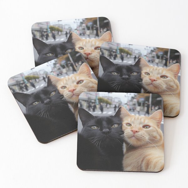 Item preview, Cute cats taking a selfie designed and sold by planned-chaos.