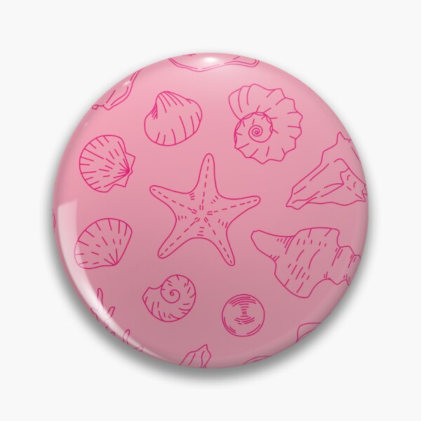 Item preview, pink sea shell pattern designed and sold by winterpumpkin.