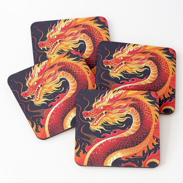 Item preview, Eastern Fire Dragon Pattern designed and sold by PatronesKawai.