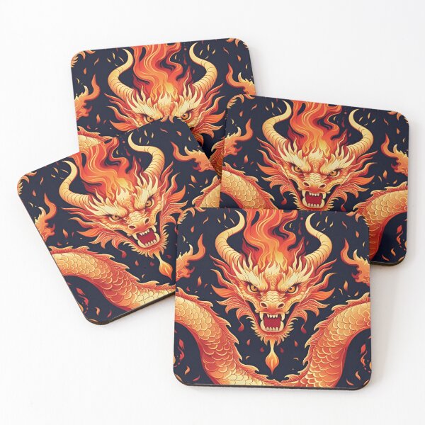 Item preview, Eastern Fire Dragon Pattern designed and sold by PatronesKawai.