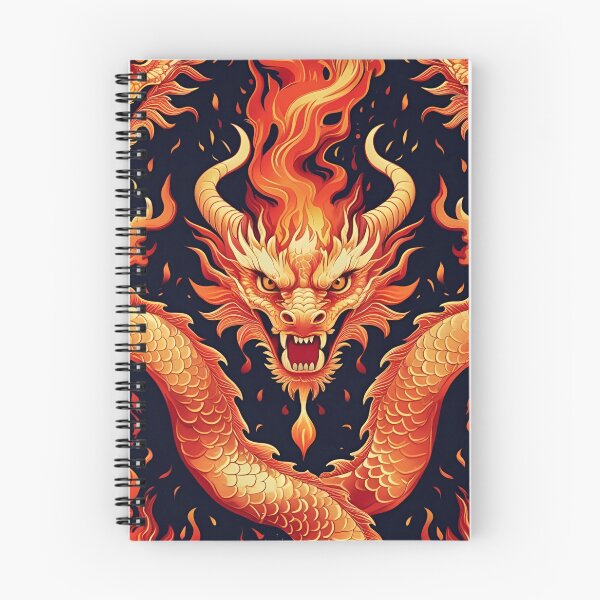 Item preview, Eastern Fire Dragon Pattern designed and sold by PatronesKawai.
