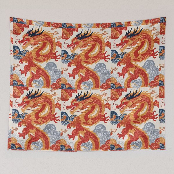 Item preview, Eastern Fire Dragon Pattern designed and sold by PatronesKawai.