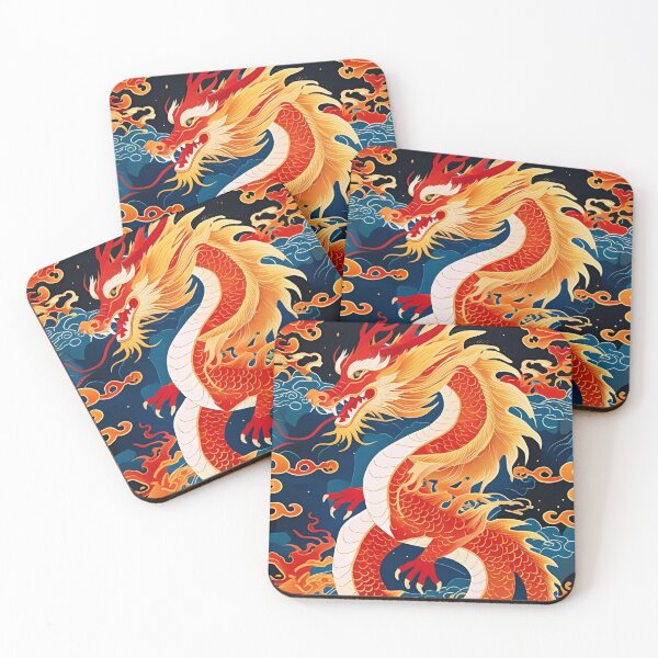 Item preview, Eastern Fire Dragon Pattern designed and sold by PatronesKawai.