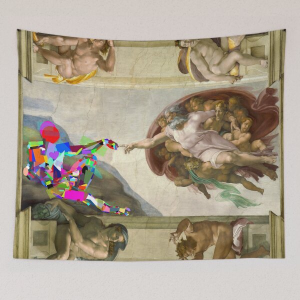 Item preview, Creation of Adam - Art under influence designed and sold by kdls-pictures.
