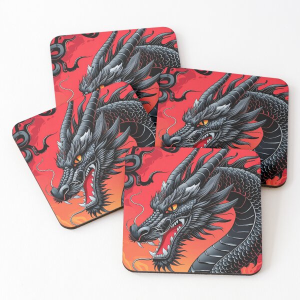Item preview, Eastern Black Dragon Pattern designed and sold by PatronesKawai.