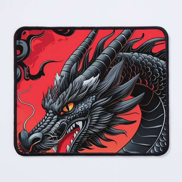Item preview, Eastern Black Dragon Pattern designed and sold by PatronesKawai.